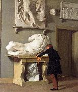Christen Kobke The View of the Plaster Cast Collection at Charlottenborg Palace Sweden oil painting reproduction